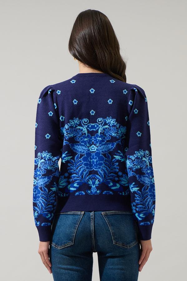 Sugarlips Moonlit Bay Pleated Sweater