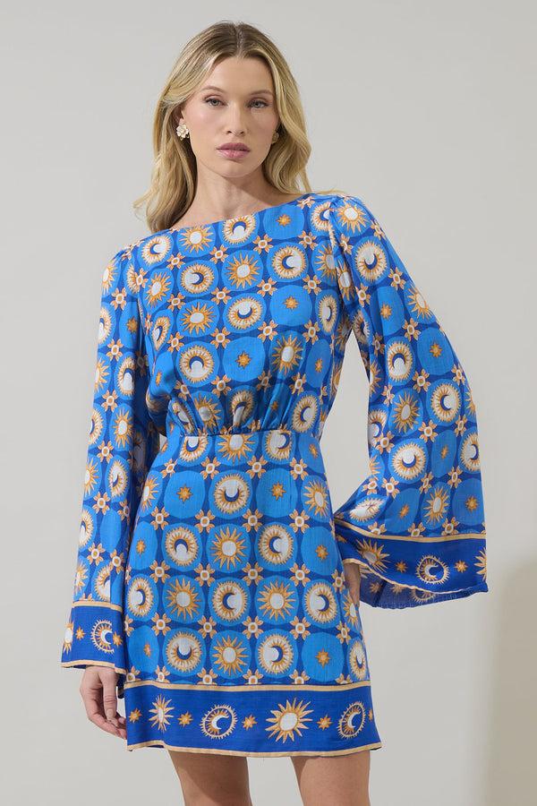 Sugarlips Moonshine Tovary Bell Sleeve Mini Dress