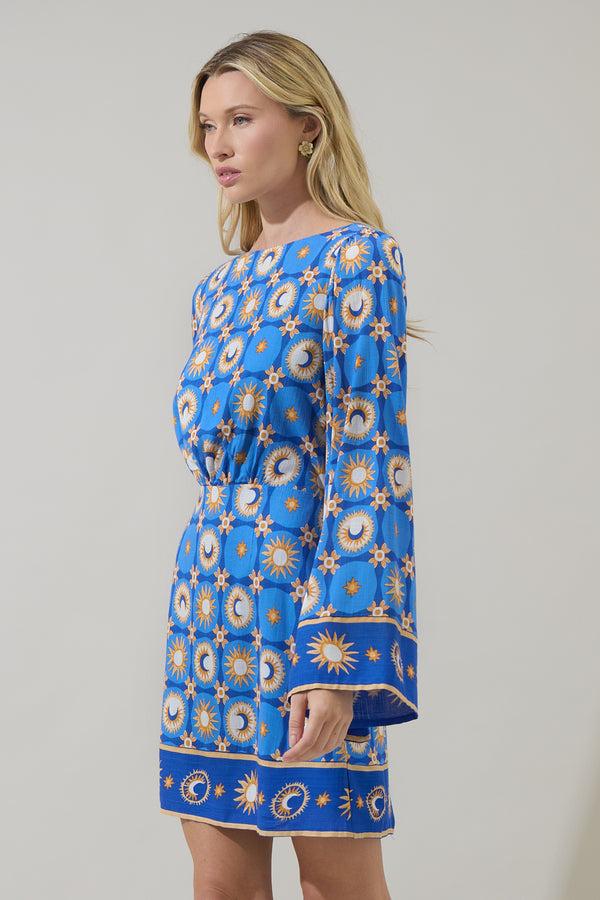 Sugarlips Moonshine Tovary Bell Sleeve Mini Dress