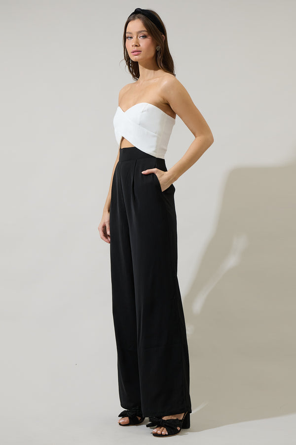 Sugarlips Moroni Color Block Wide Leg Jumpsuit