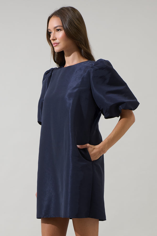 Sugarlips Morrigan Bubble Sleeve Shift Mini Dress