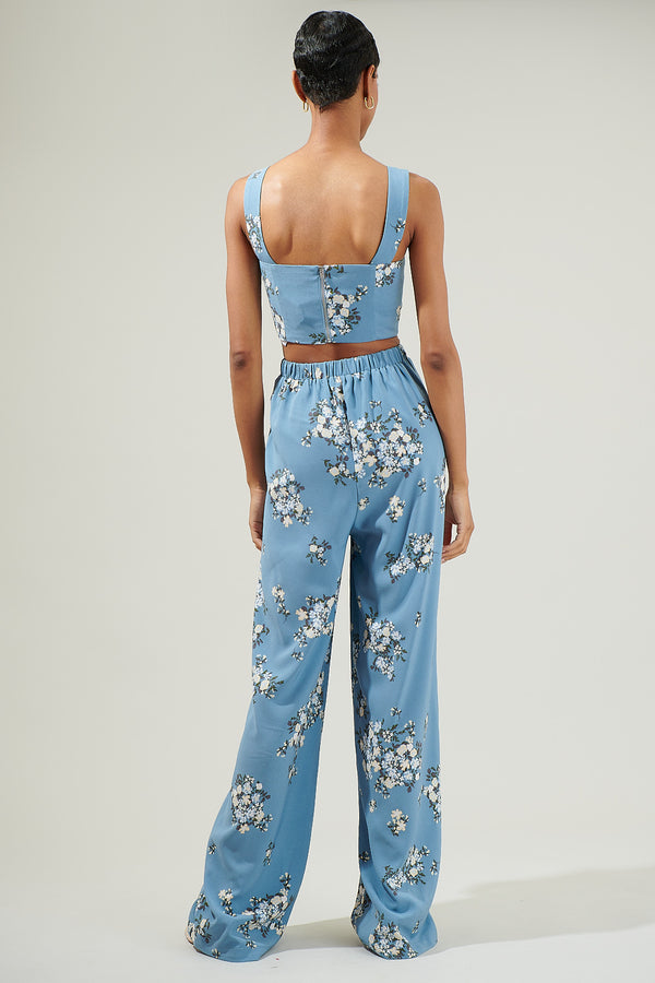 Sugarlips Moxie Floral Cut Out Jumpsuit
