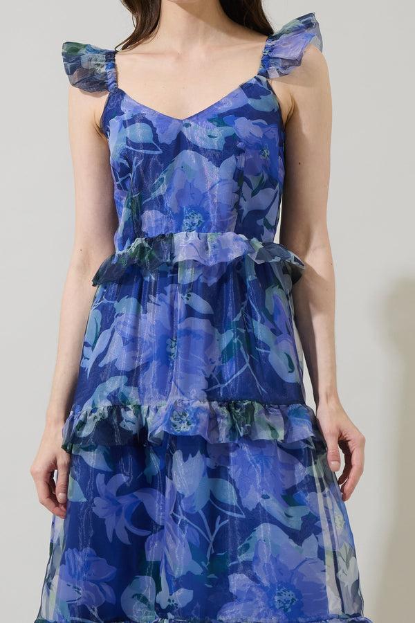 Sugarlips Mylie Organza Truth Tiered Maxi Dress