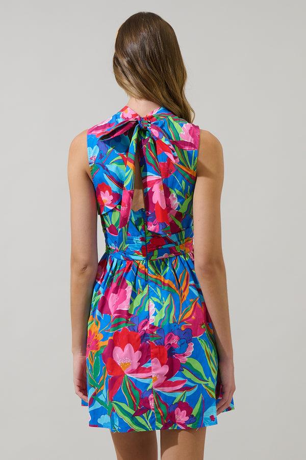 Sugarlips Naima Floral Hansen Mini Dress