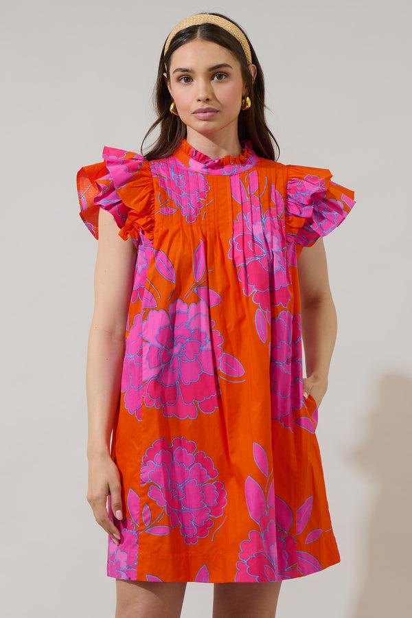Sugarlips Nalani Floral Lovel Shift Mini Dress