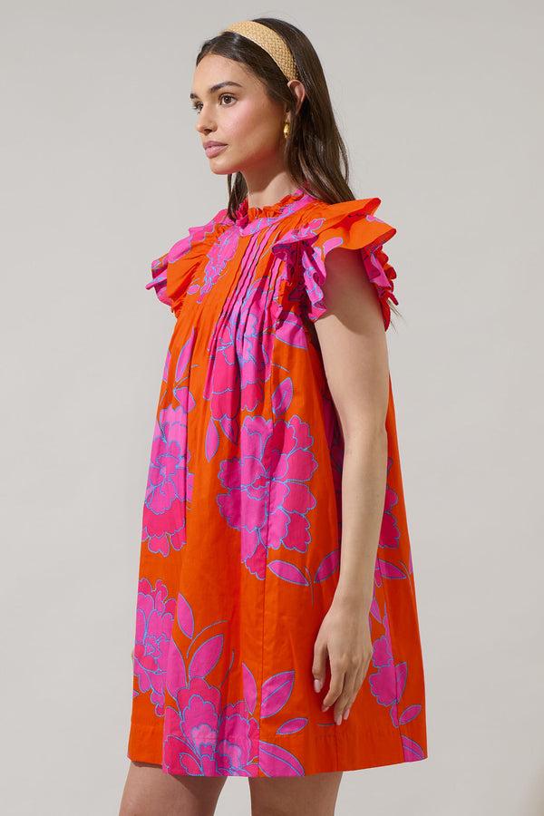 Sugarlips Nalani Floral Lovel Shift Mini Dress