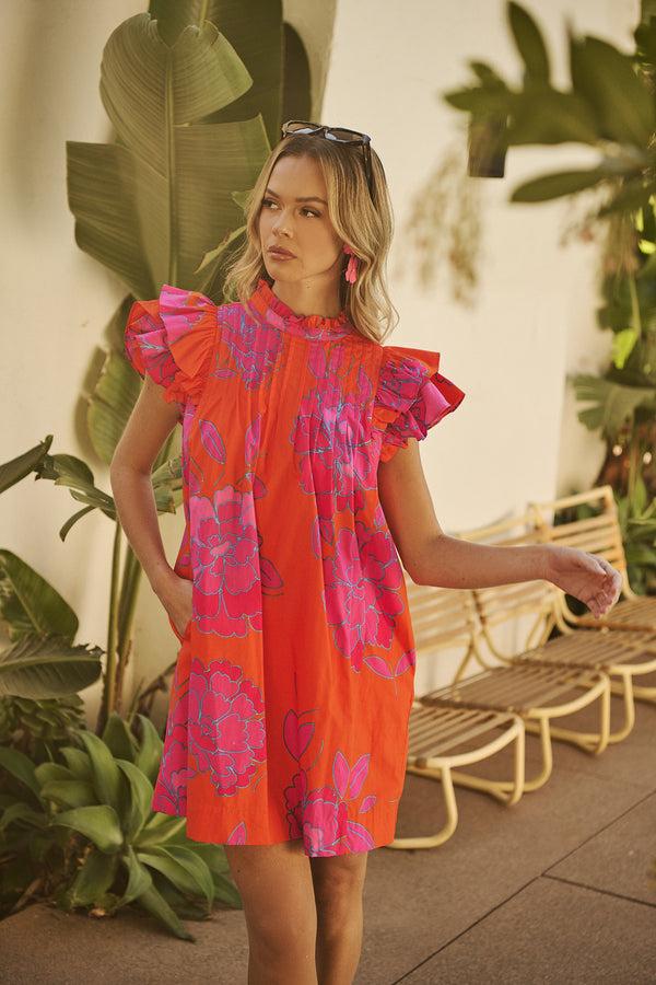 sugarlips Nalani Floral Lovel Shift Mini Dress
