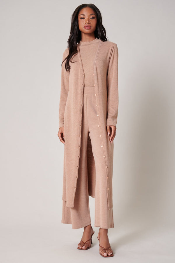 Sugarlips Neada Midi Cardigan Knit Dress