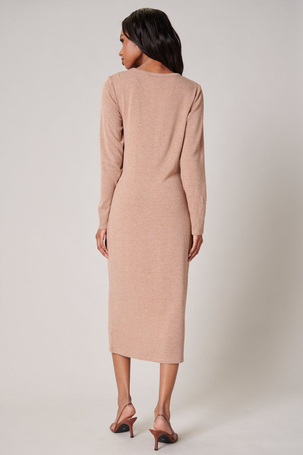 Sugarlips Neada Midi Cardigan Knit Dress
