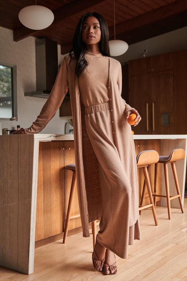 sugarlips Neada Midi Cardigan Knit Dress