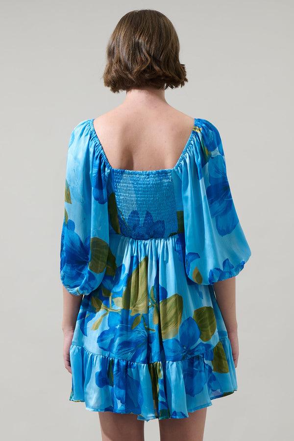 Sugarlips Neiva Floral Evy Sweetheart Mini Dress