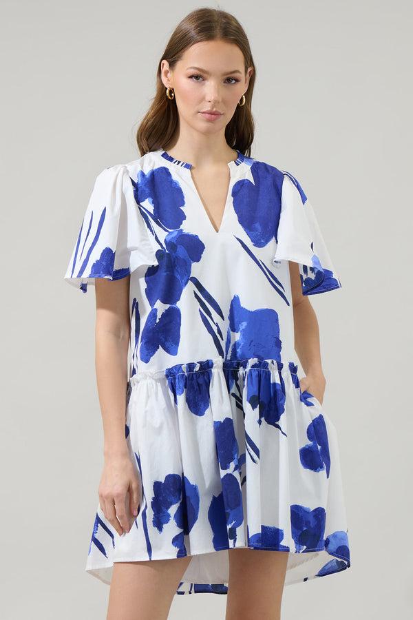 Sugarlips Neli Floral Rock A By Trapeze Mini Dress