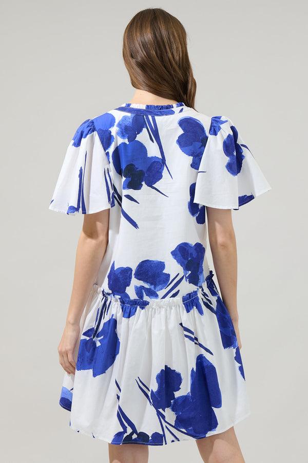 Sugarlips Neli Floral Rock A By Trapeze Mini Dress