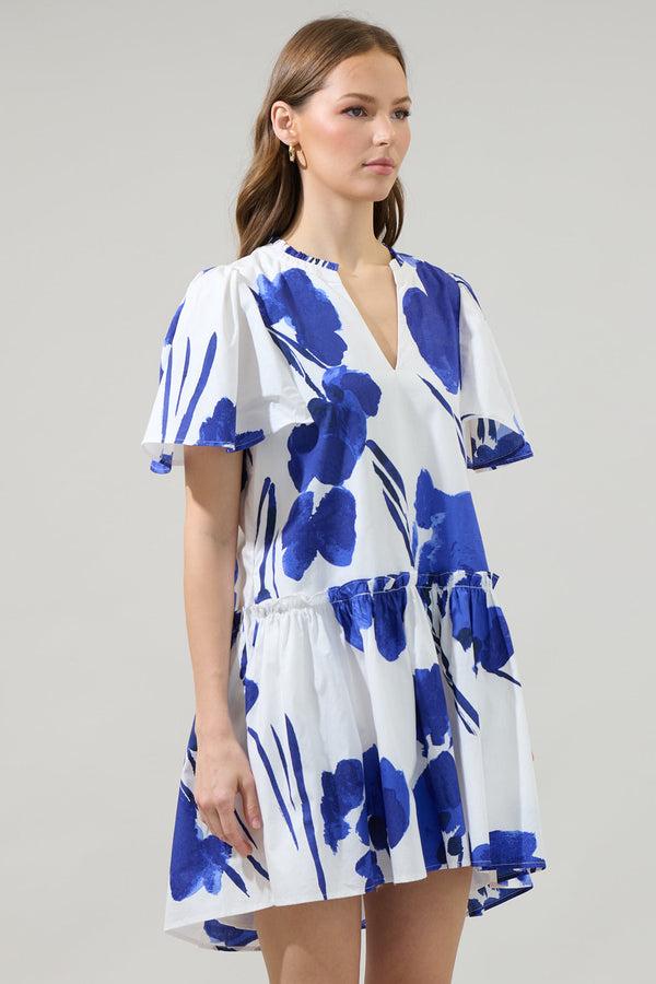 Sugarlips Neli Floral Rock A By Trapeze Mini Dress