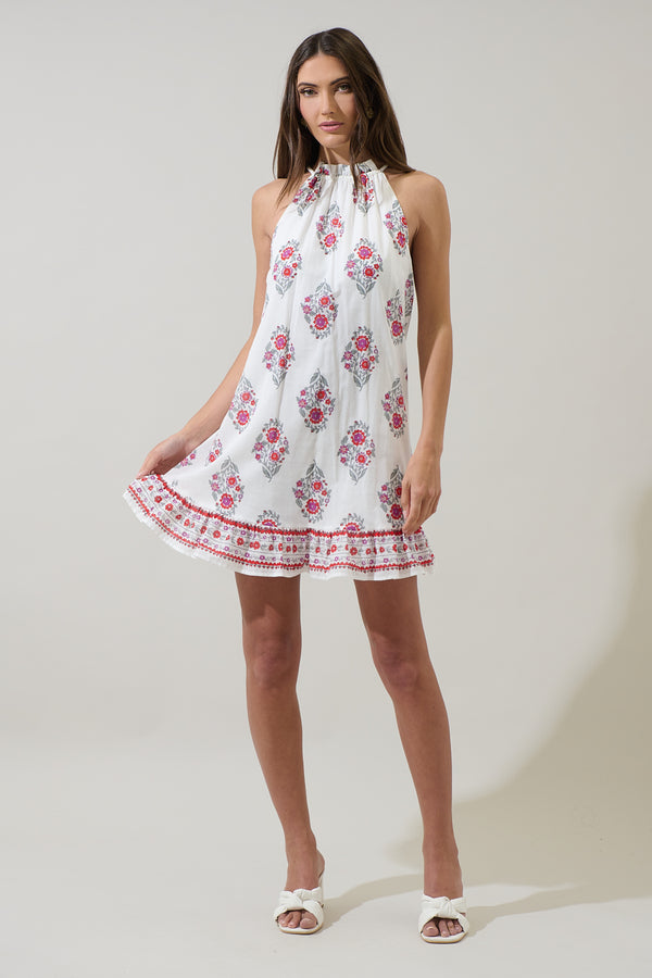 Sugarlips Nelina Floral Whira Shift Mini Dress