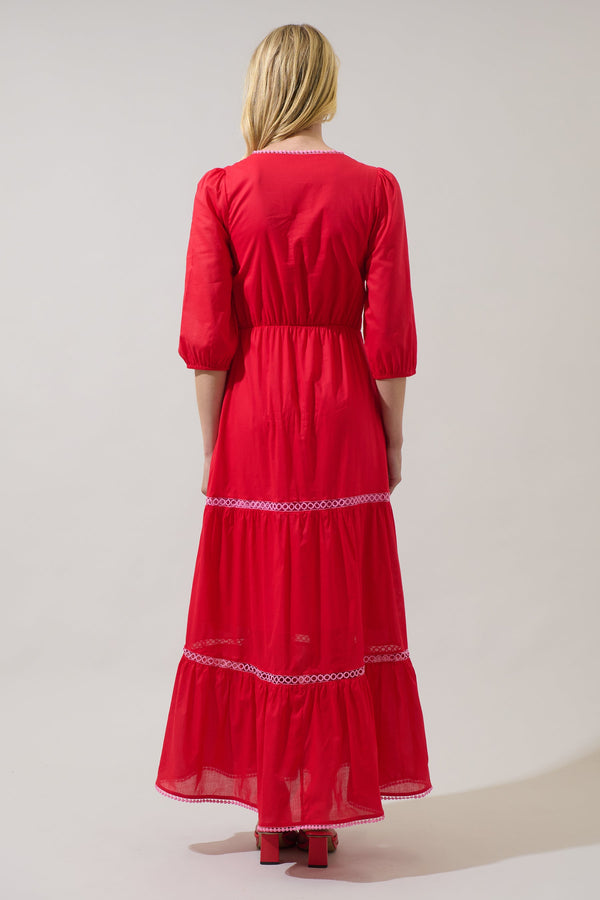 Sugarlips Nerina Tiered Maxi Dress