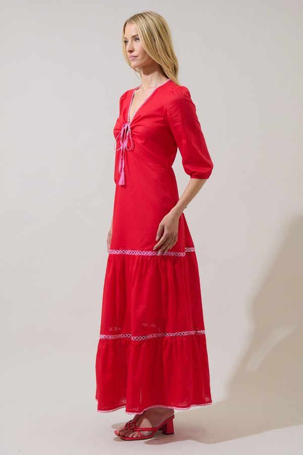 Sugarlips Nerina Tiered Maxi Dress