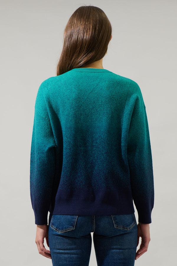 Sugarlips Nessa Gradient Ombre Long Sleeve Sweater