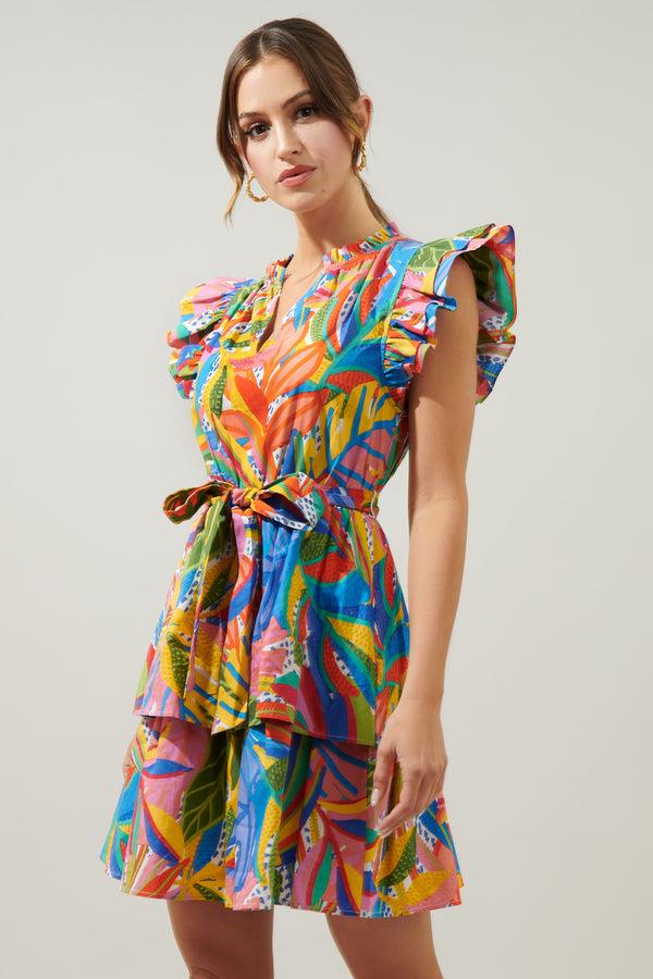 Sugarlips New Guinea Marisol Tiered Mini Dress