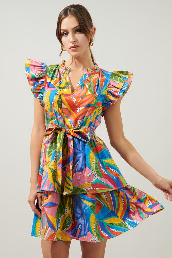 sugarlips New Guinea Marisol Tiered Mini Dress