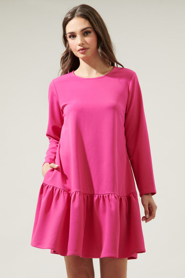 Sugarlips Neymar Ruffled Long Sleeve Mini Dress