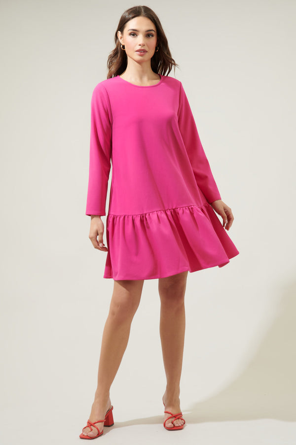 Sugarlips Neymar Ruffled Long Sleeve Mini Dress