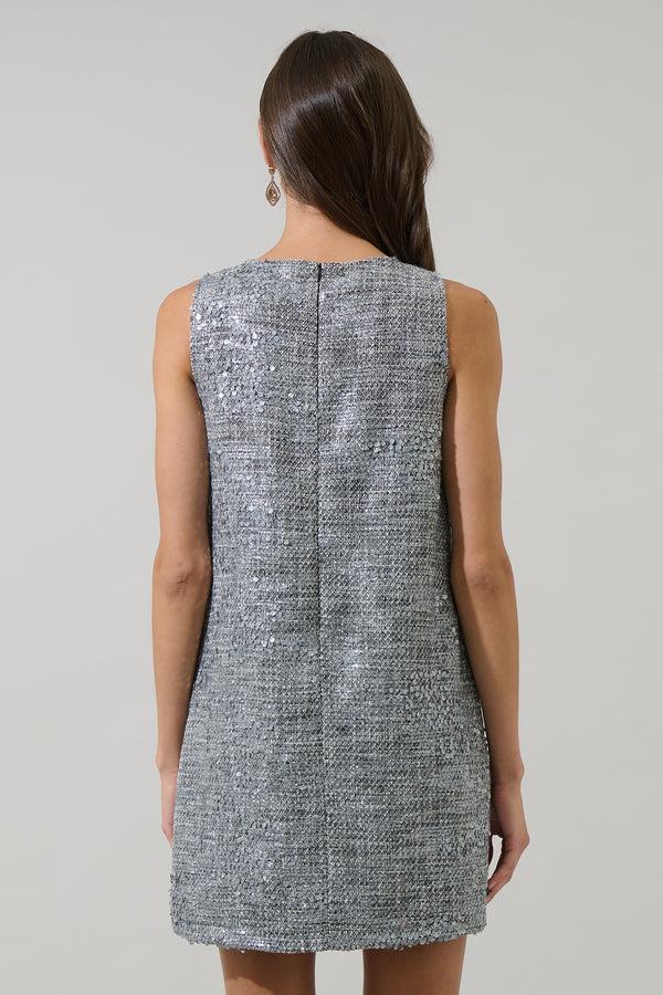 Sugarlips Nicky Sequin Valeraine A-line Mini Dress