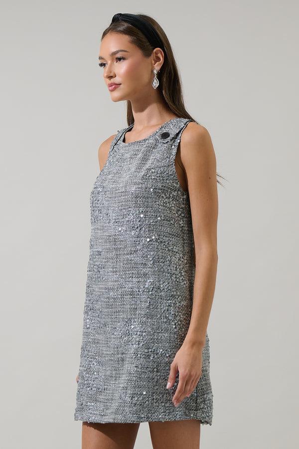 Sugarlips Nicky Sequin Valeraine A-line Mini Dress
