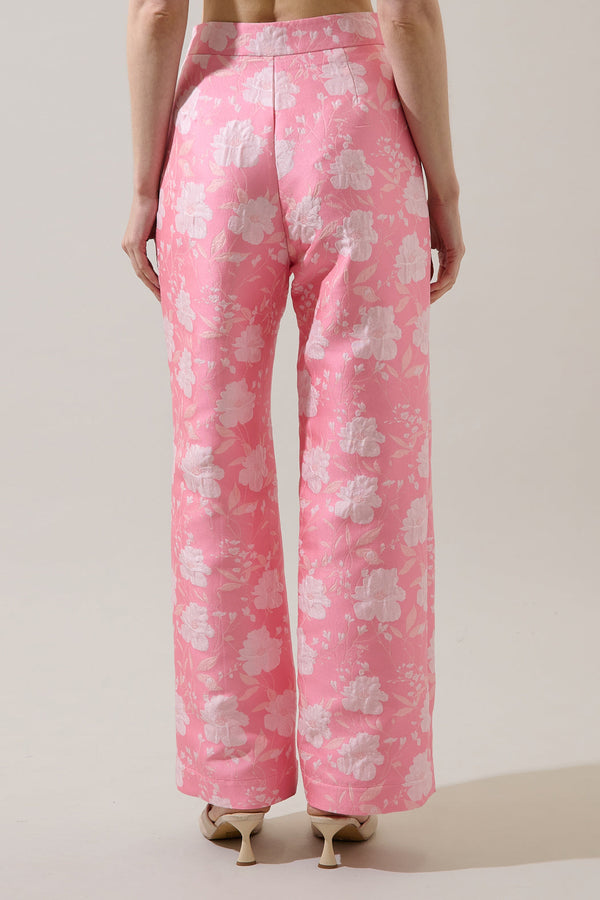 Sugarlips Nicole Jacquard Bern Wide Leg Pants
