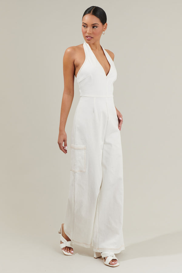 Sugarlips Nixi Halter Neck Jumpsuit