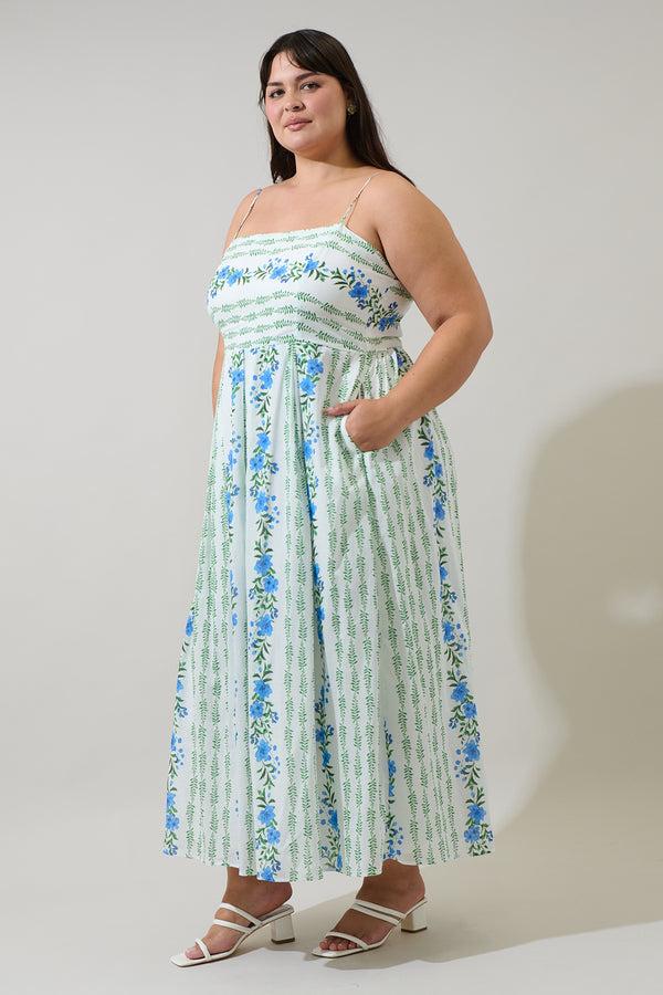 Sugarlips Noa Floral Janie Maxi Dress Curve
