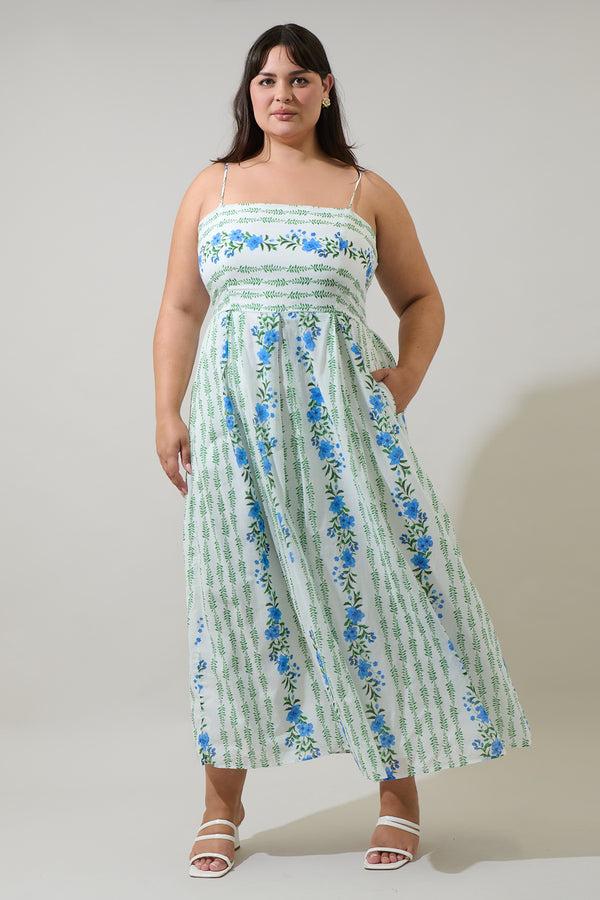 Sugarlips Noa Floral Janie Maxi Dress Curve