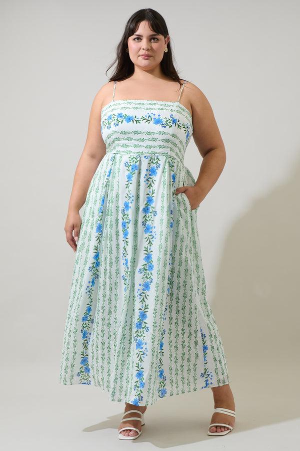 sugarlips Noa Floral Janie Maxi Dress Curve