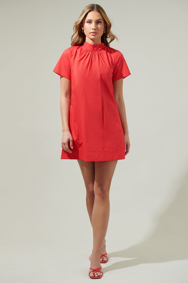 Sugarlips Nova Back Bow Tie Mini Dress