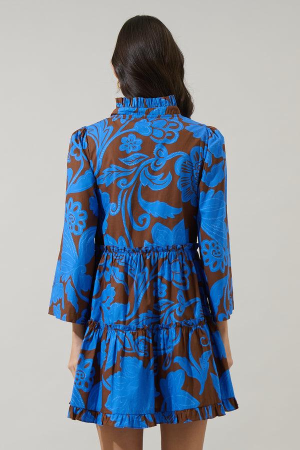 Sugarlips Ofelia Floral Tiered Mini Dress