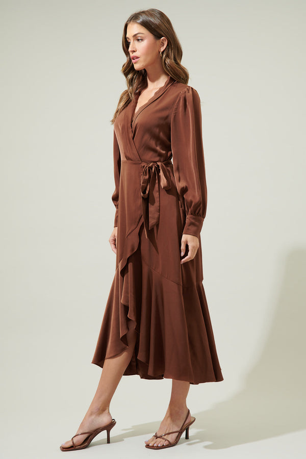 Sugarlips Ophelia Wrap Midi Dress