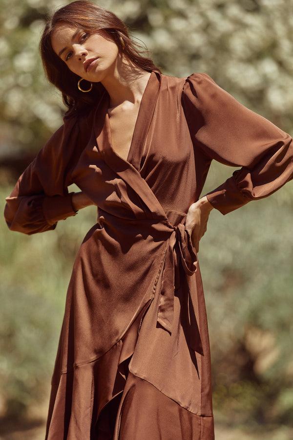 sugarlips Ophelia Wrap Midi Dress