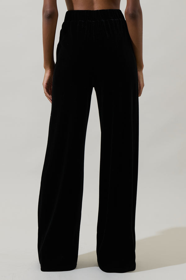 Sugarlips Oriana Lulu Velvet Wide Pants