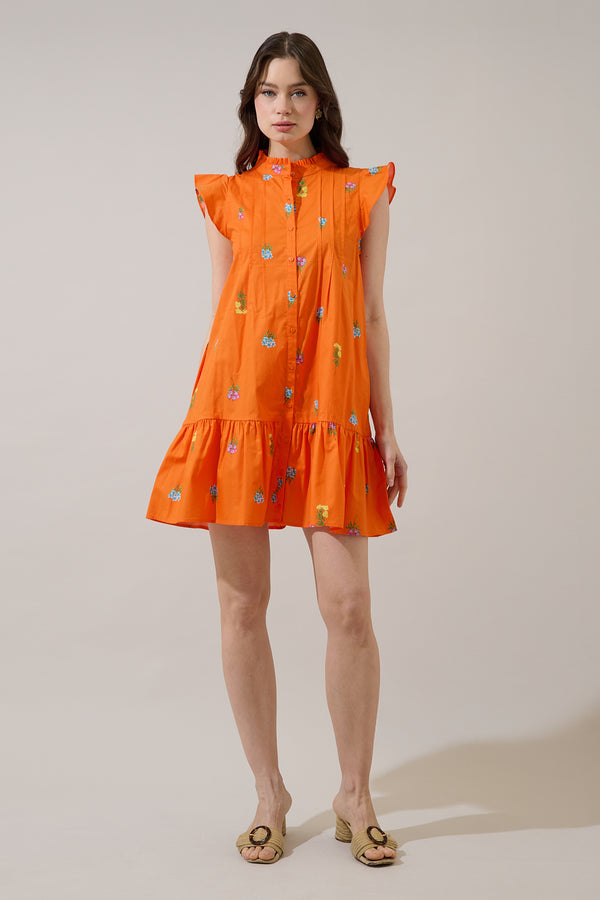 Sugarlips Paix Shift Mini Dress Denvie Floral