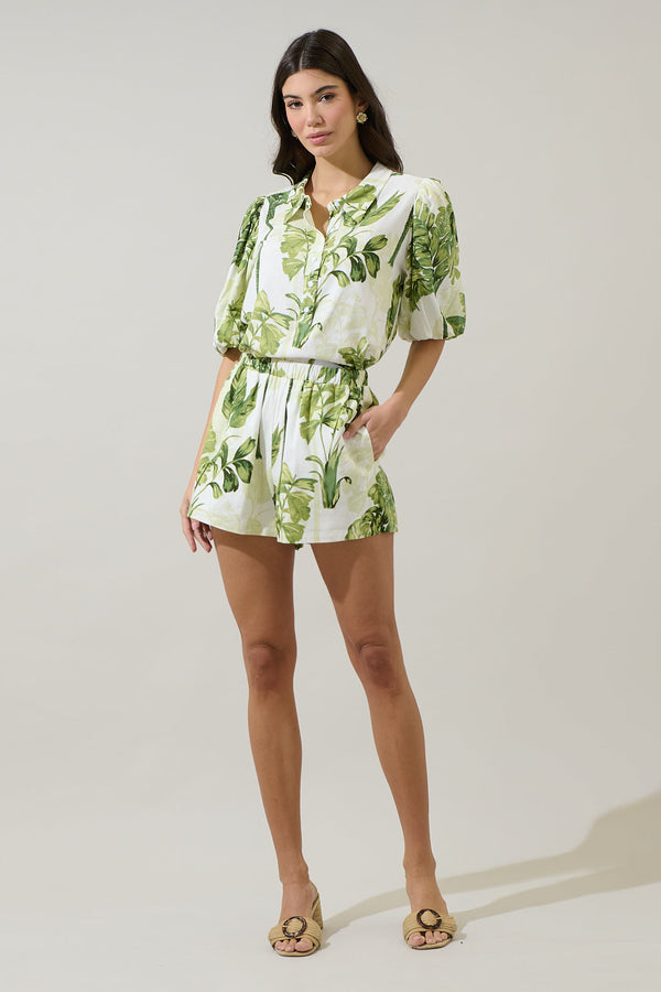 Sugarlips Palmet Tropical Sugarbag Shorts