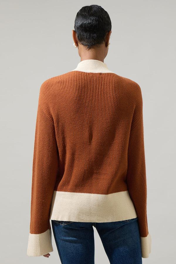 Sugarlips Paula Colorblock Wide Sleeve Sweater