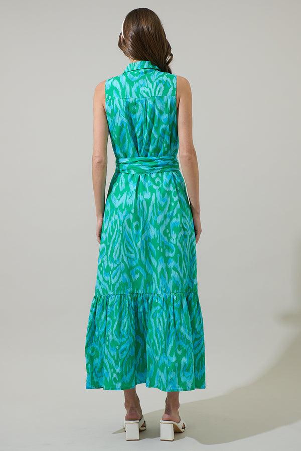 Sugarlips Penola Cileah Collared Maxi Dress