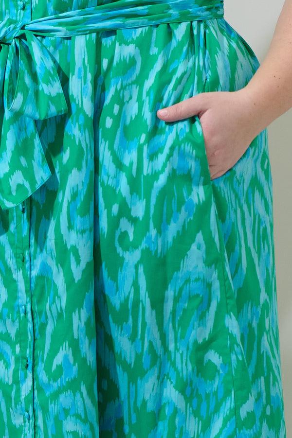 Sugarlips Penola Cileah Collared Maxi Dress Curve