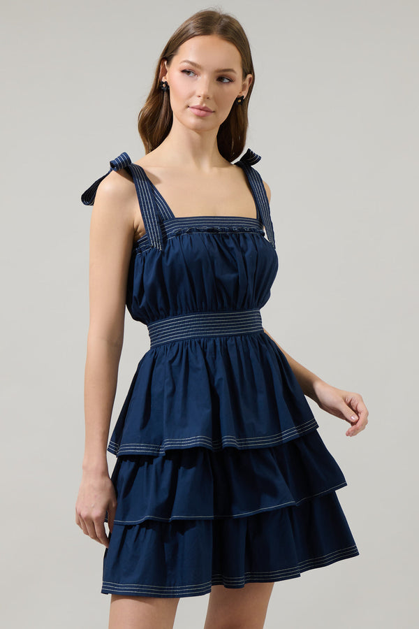 Sugarlips Perley Pam Tiered Mini Dress