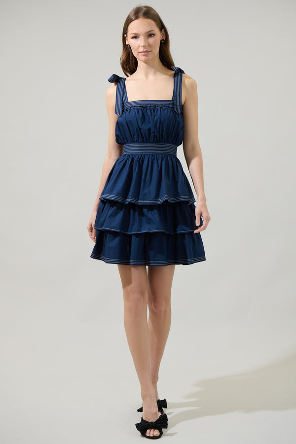Sugarlips Perley Pam Tiered Mini Dress