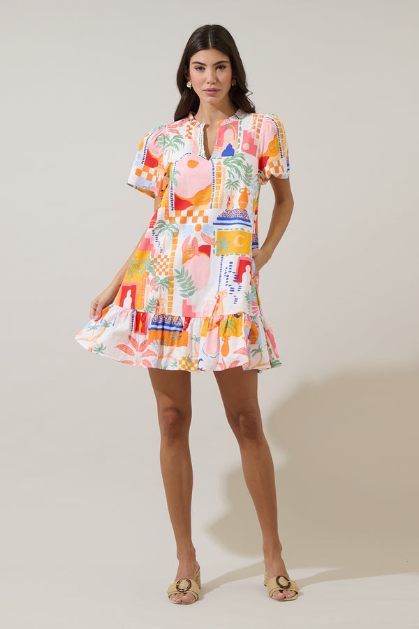 Sugarlips Petrolia Town Celeste Mini Dress