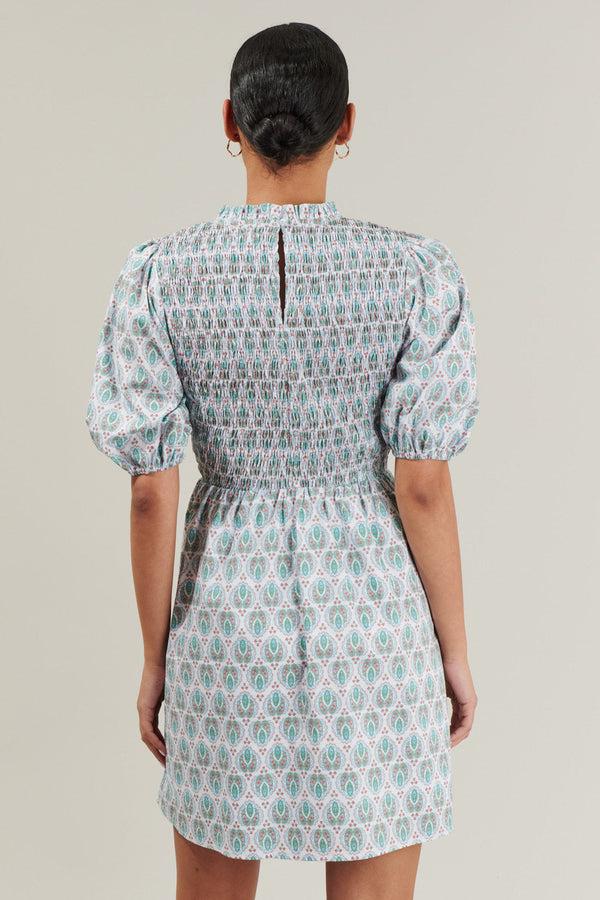 Sugarlips Pilar Gale Smocked Mini Dress