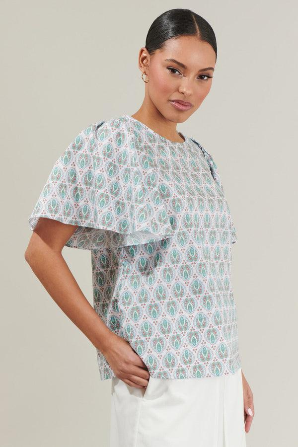 Sugarlips Pilar Tune Puff Sleeve Top