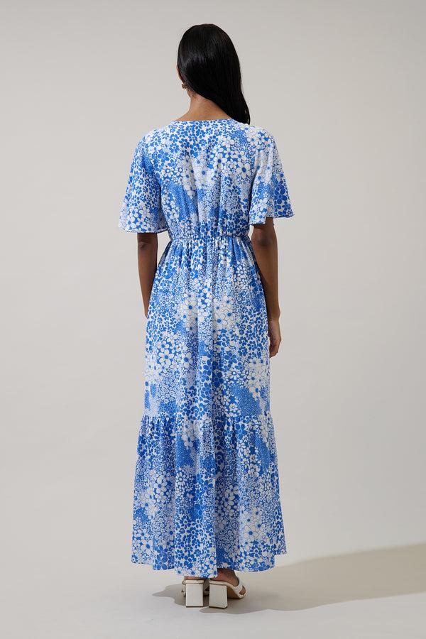 Sugarlips Pismo Flutter Maxi Dress Serra Floral