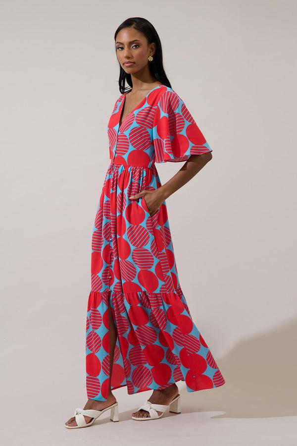 Sugarlips Pismo Flutter Maxi Dress Torry Geo
